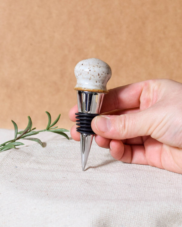White Opal Wine Stopper