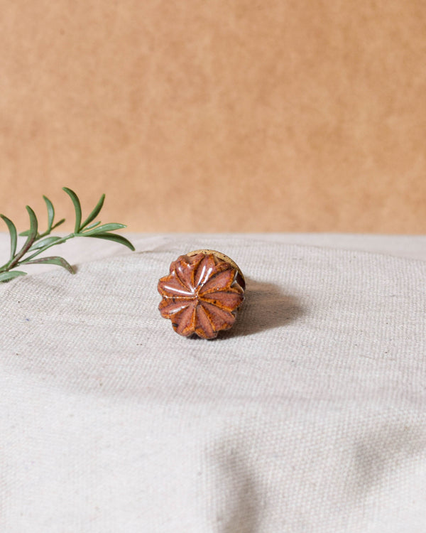 Russula Carved Wine Stopper