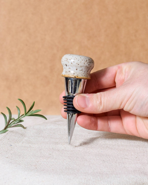 White Opal Wine Stopper