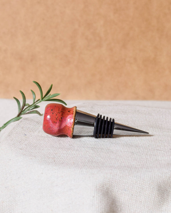 Raspberry Wine Stopper