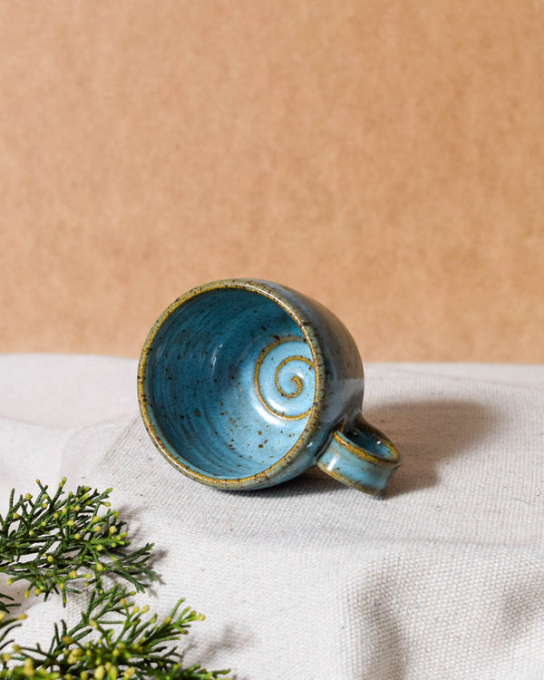 Robin's Egg Rounded Espresso Cup