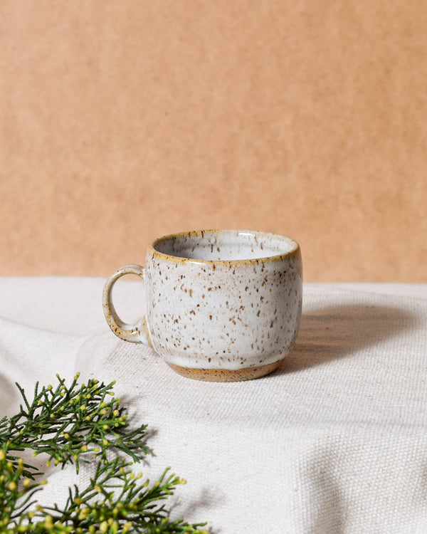 White Opal Rounded Espresso Cup