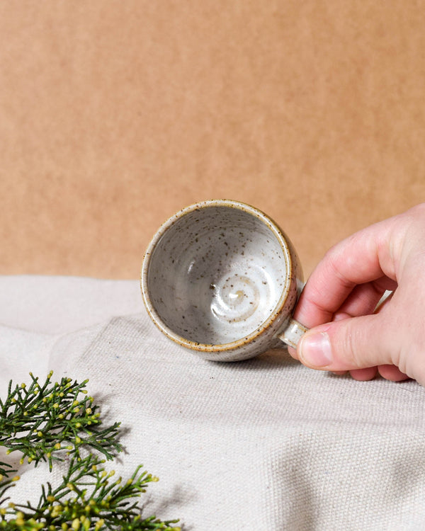 White Opal Rounded Espresso Cup