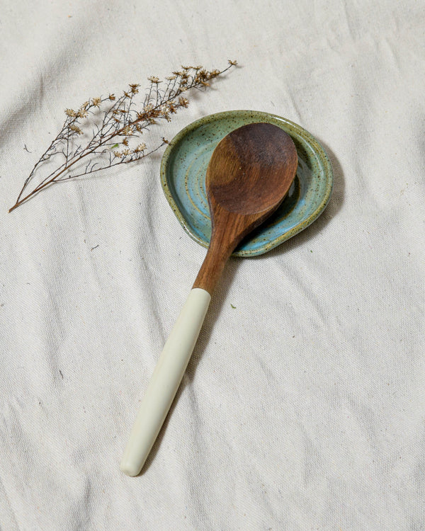 Robin's Egg Spoon Rest