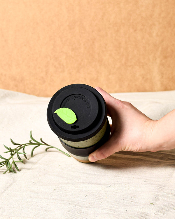 Matcha Travel Tumbler - Leaf Lid