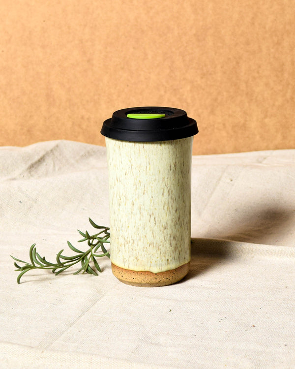 Meringue Travel Tumbler - Leaf Lid