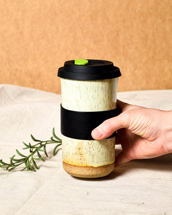 Meringue Travel Tumbler - Leaf Lid