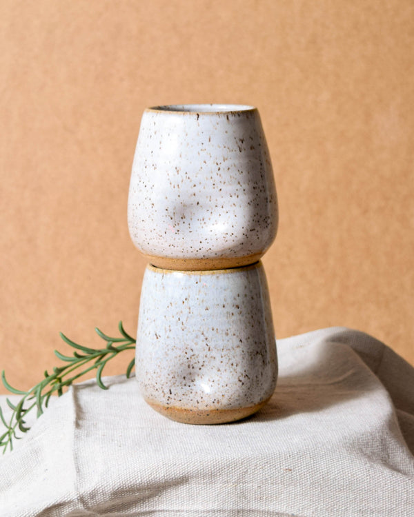 White Opal Wine Cup