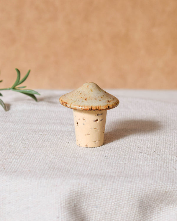 Mushroom Cork Bottle Stopper