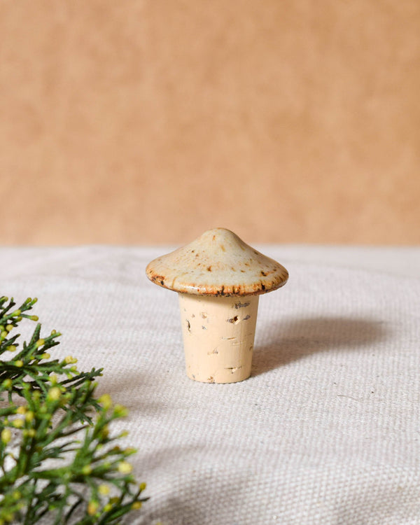 Mushroom Cork Bottle Stopper