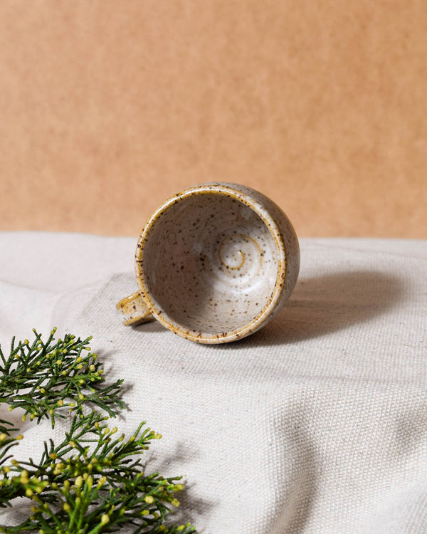 Eggshell Rounded Espresso Cup