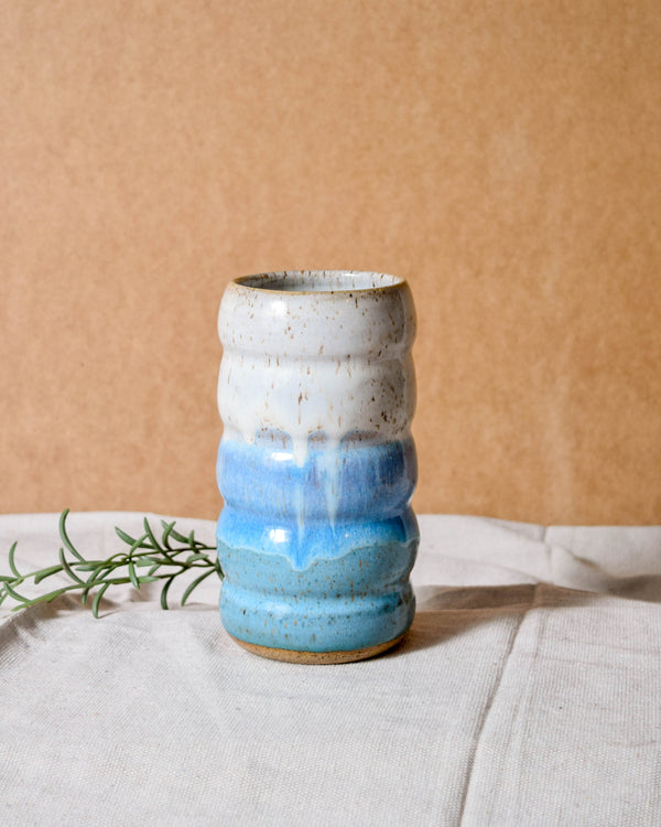 Arctic Wavy Vase