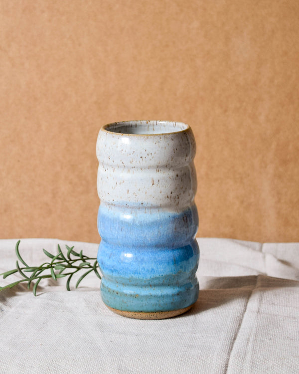 Arctic Wavy Vase