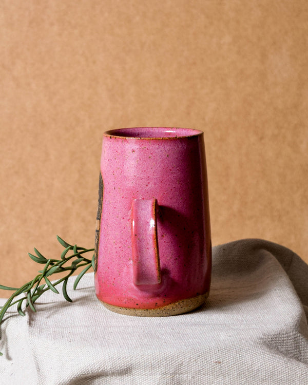 Raspberry Sardine Tapered Mug