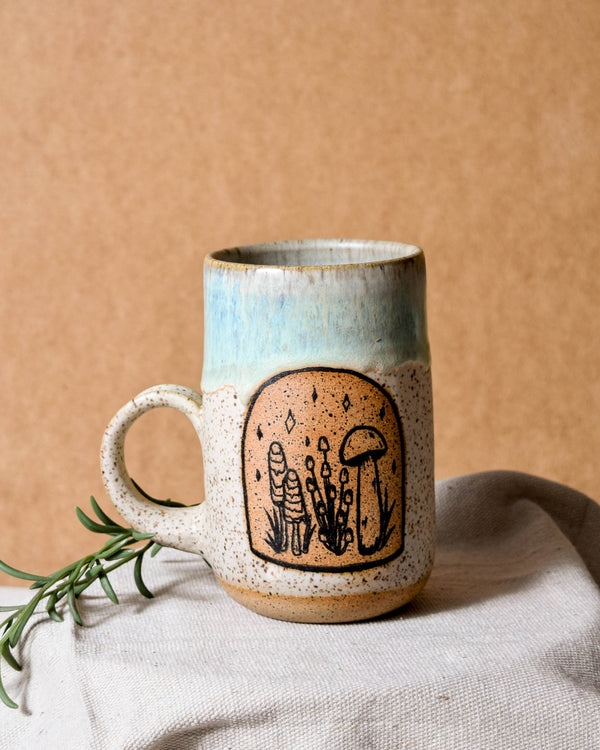 Seafoam Mushroom Rise Mug