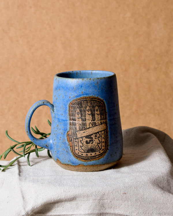 Cornflower Sardine Tapered Mug