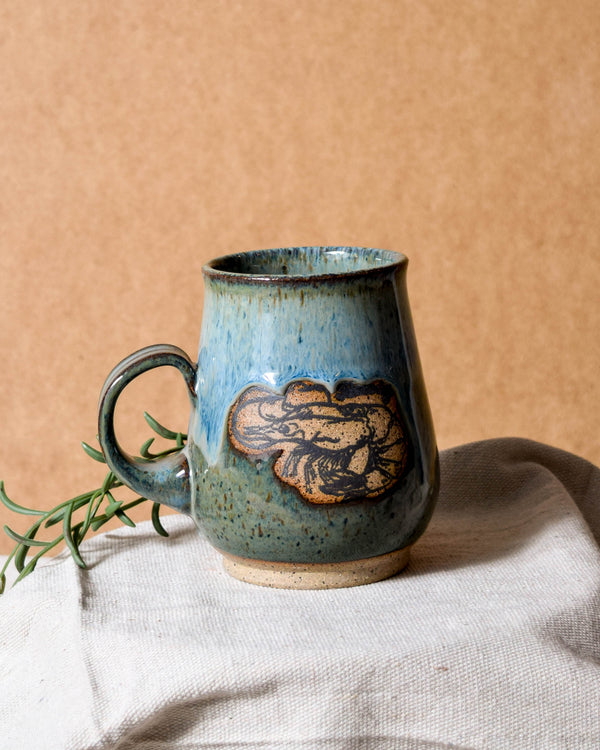 Howdy Shrimp Denim Mug