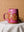 Raspberry Floral Tapered Mug