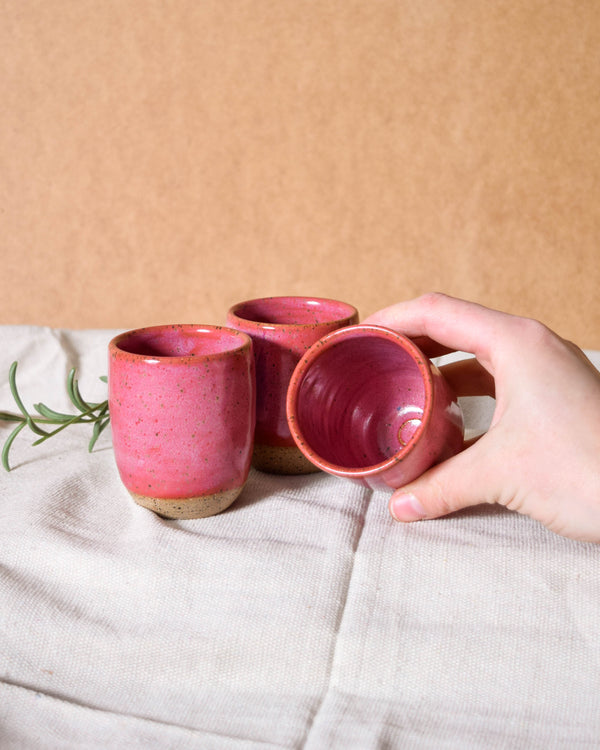 Raspberry Sake Cup