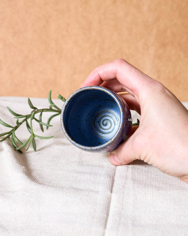 Sapphire Sake Cup