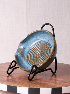 Norse Blue Grater Herb Stripper Dish