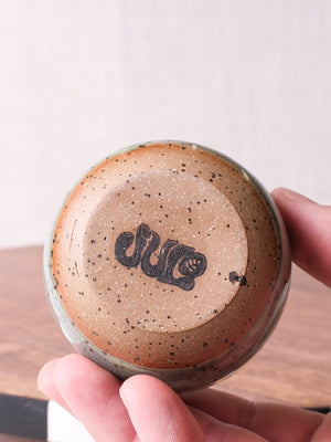 Green Denim Rounded Espresso Cup