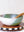 Green Tea and White Serving Bowl