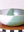 Green Tea and White Serving Bowl