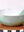 Green Tea and White Serving Bowl