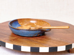 Denim and Nutmeg Spoon Rest