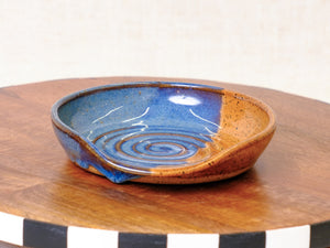 Denim and Nutmeg Spoon Rest