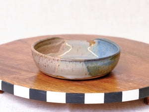 Denim and Beige Spoon Rest