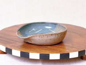 Denim and Beige Spoon Rest