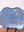 Denim Blue Wavy Grid Serving Tray