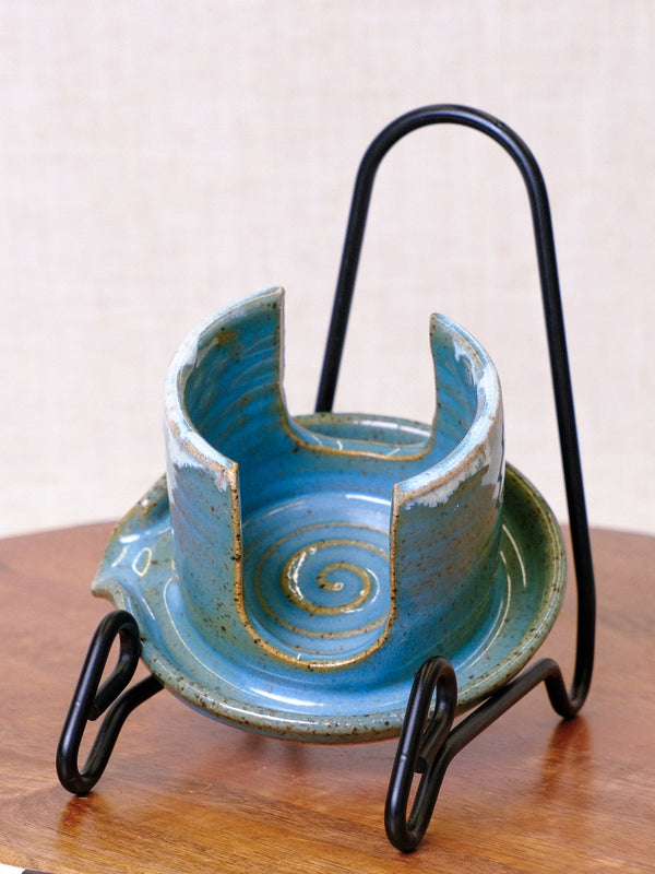 Norse Blue with White Rim Sponge Rest