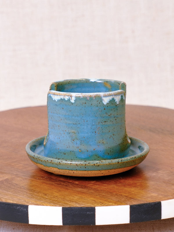 Norse Blue with White Rim Sponge Rest