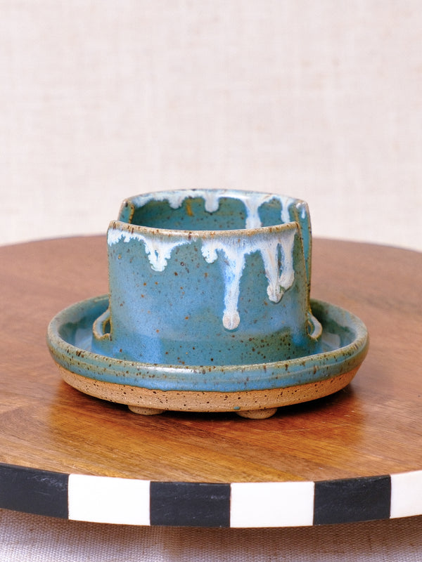 Norse Blue with White Rim Sponge Rest