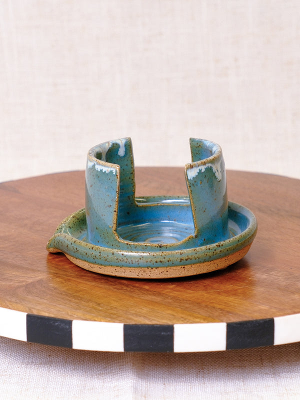 Norse Blue with White Rim Sponge Rest