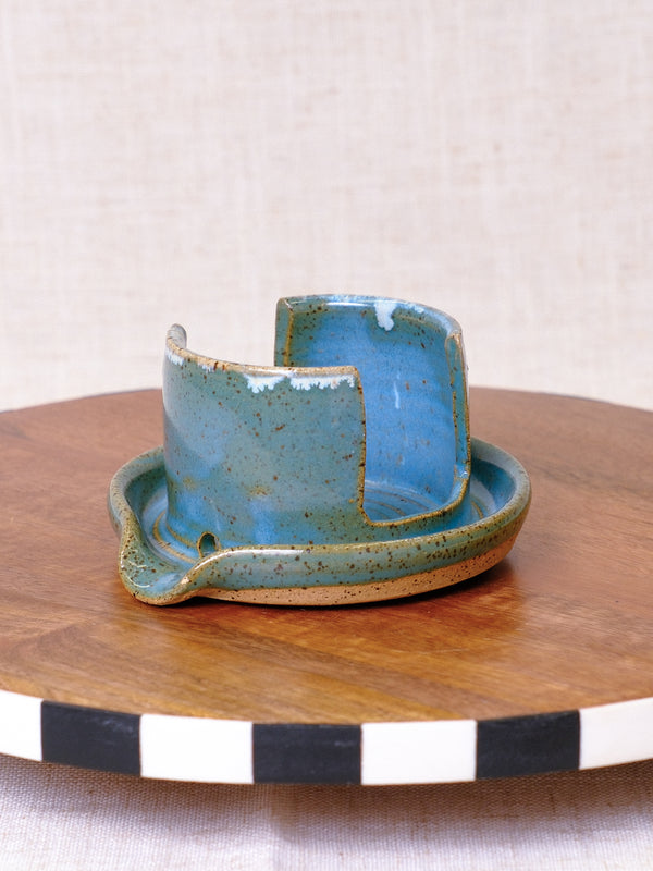 Norse Blue with White Rim Sponge Rest