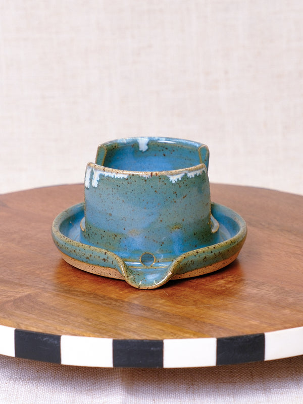 Norse Blue with White Rim Sponge Rest