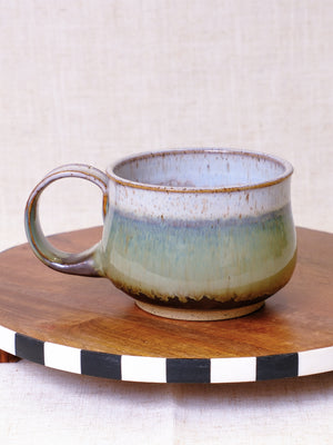 Cool Lavender and Black Walnut Soup Mug