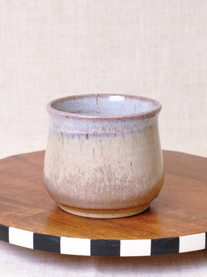 Beige and Cool Lavender Soup Mug
