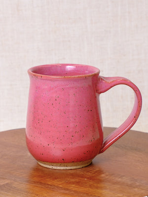 Raspberry Mist Always Sleepy Flower Mug