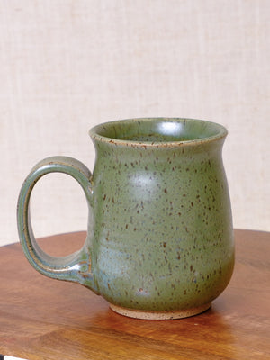 Green Always Sleepy Flower Mug