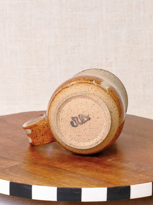 Sand and Nutmeg Curvy Mug