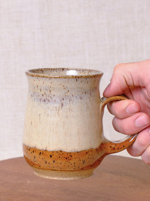 Sand and Nutmeg Curvy Mug
