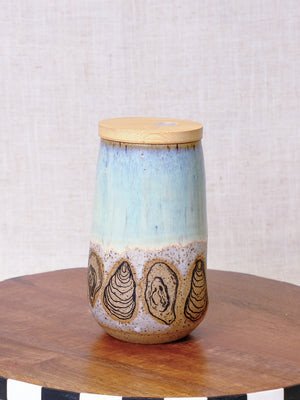 Sea-foam Oyster Cocktail Tumbler