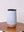 White Cocktail Tumbler with Insertable Black Silicone Sipping Lid