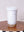 White Travel Tumbler - White Lid