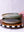 Set of Two Beige and Green Plates